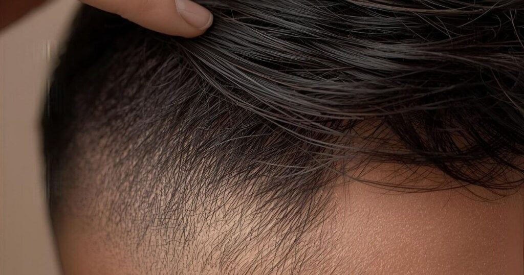 hair system base guide men