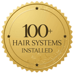 Trust Badge: 100+ Hair Systems Installed