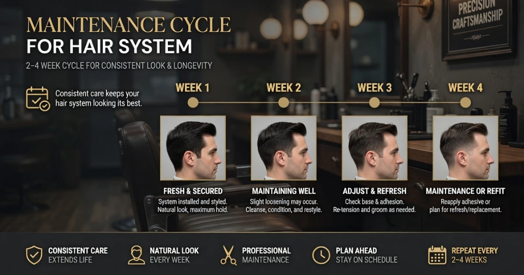 Can You Wear a Hair System With Glue On 